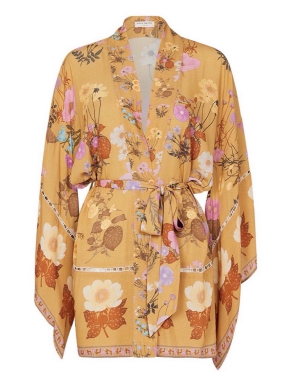 Spell & The Gypsy Collective Wild Bloom Floral Kimono Robe Size Small
